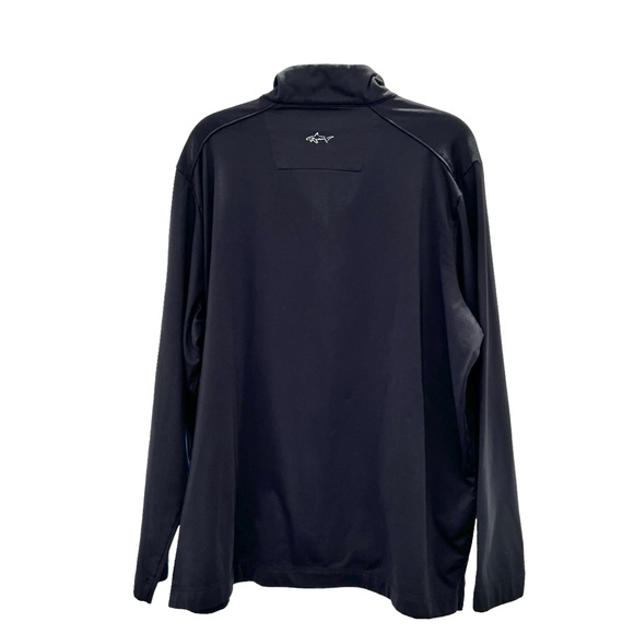 GREG NORMAN BLACK PLAY DRY PERFORMANCE QUARTER ZIP PULLOVER - Picture 8 of 12